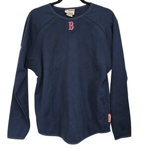 Majestic Boston Red Sox Therma Base Pullover Long Sleeve Baseball‎ Shirt